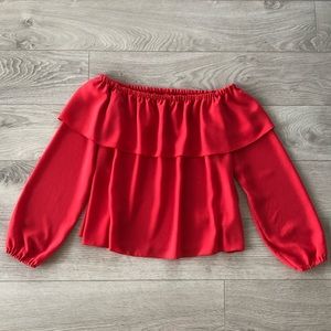 Aritzia Wilfred morel blouse